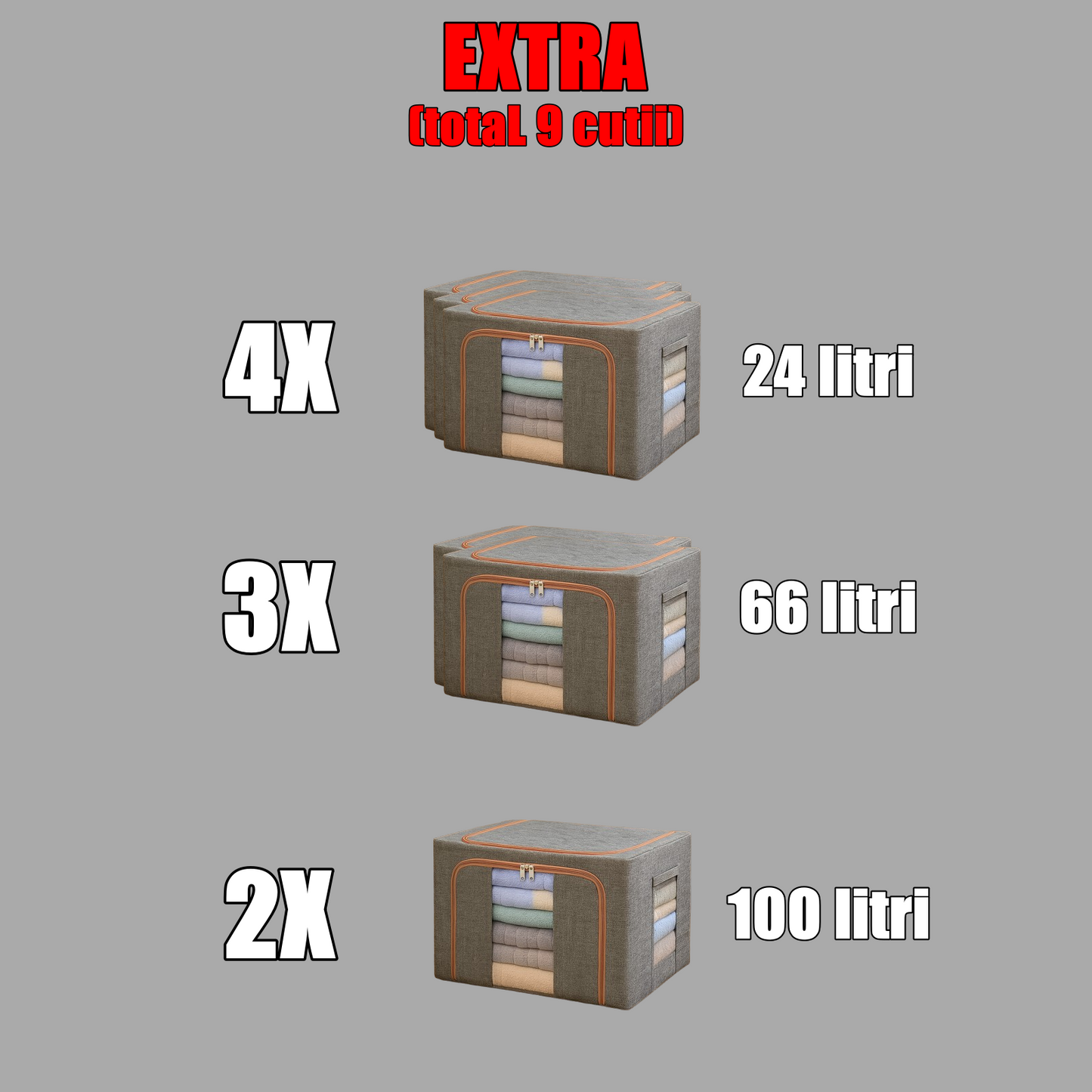SET CUTII DEPOZITARE - CADRU METALIC
