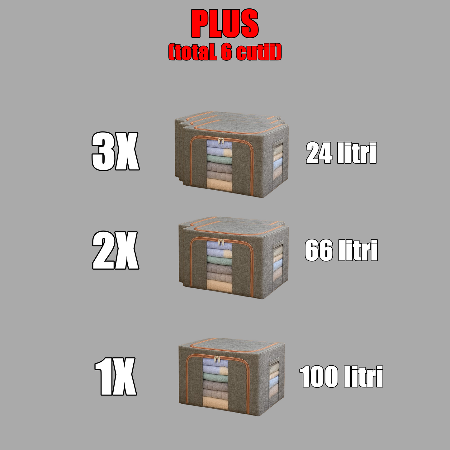 SET CUTII DEPOZITARE - CADRU METALIC