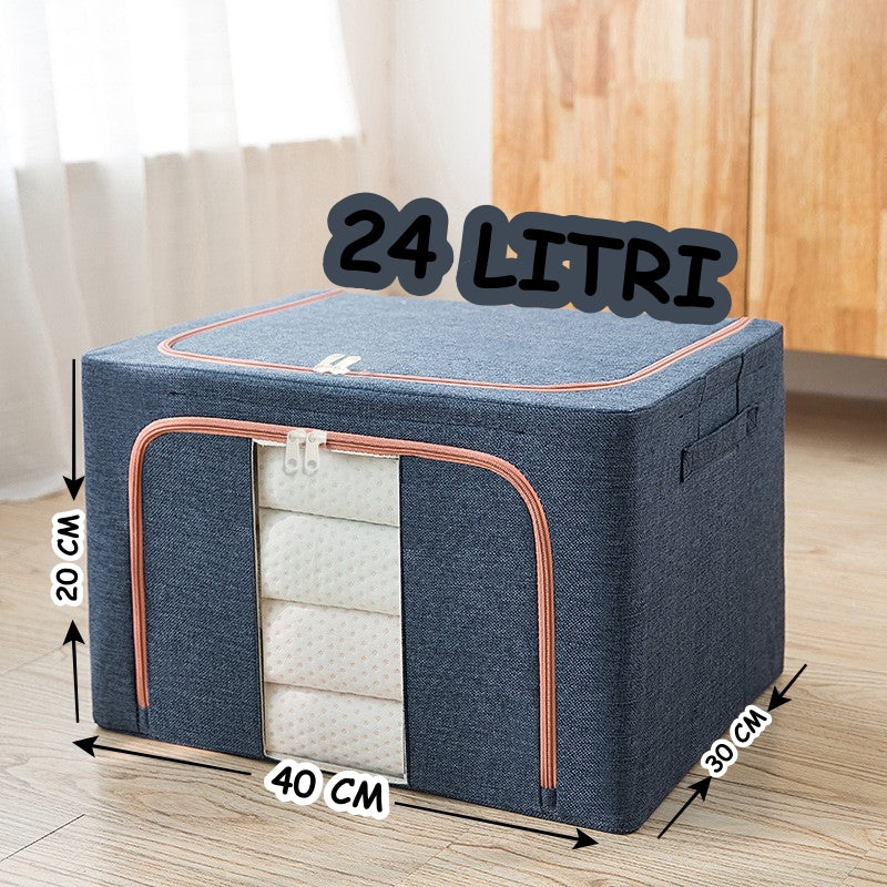CUTIE DEPOZITARE 24L 40x30x20 CM - CADRU METALIC
