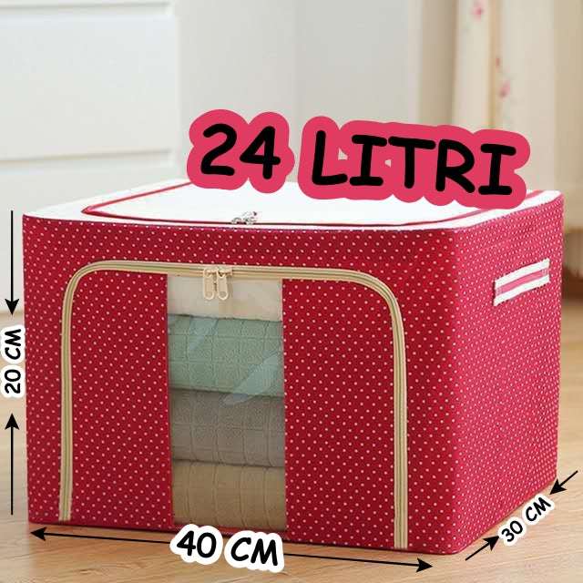 CUTIE DEPOZITARE 24L 40x30x20 CM - CADRU METALIC