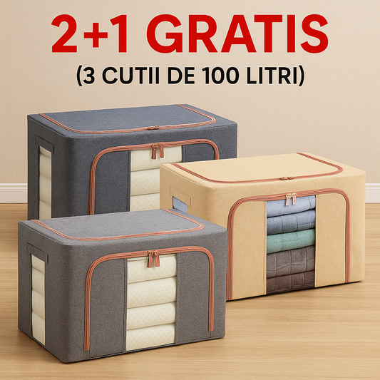 CUTIE DEPOZITARE 100L 60x42x40 cm - CADRU METALIC