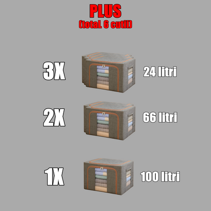 SET CUTII DEPOZITARE - CADRU METALIC