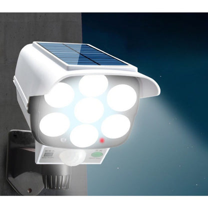 CAMERĂ DE SUPRAVEGHERE FALSĂ CU PANOU SOLAR ȘI LED