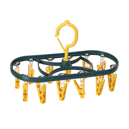 USCĂTOR DE RUFE SUSPENDAT, 12 CÂRLIGE, ROTIRE 360 GRADE, PROTECȚIE VÂNT